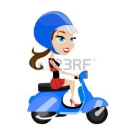 8817448-girl-riding-motorcycle